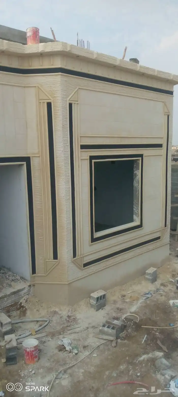 لياسه ملونه ديكورات خارجيه بطحى الرياض تطعيمات حزامات 45