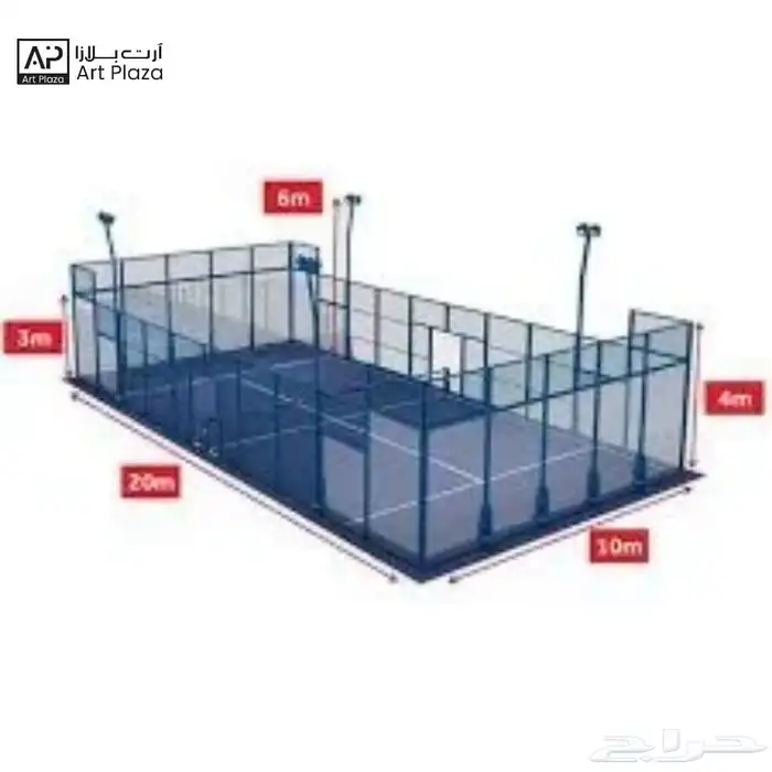 توريد وتركيب ملاعب البادل 5