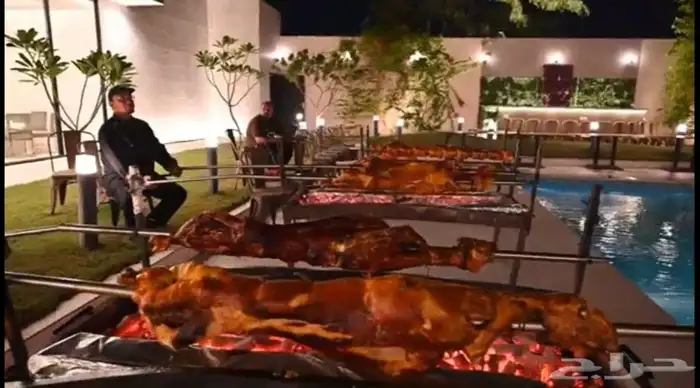 خروف مشوي على الجمر بالطريقة العثمانية 3