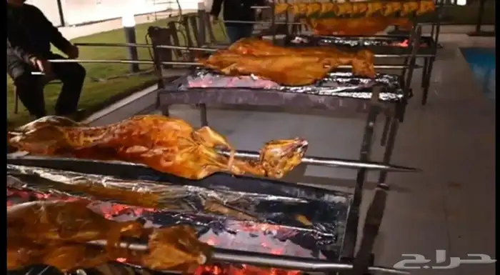 خروف مشوي على الجمر بالطريقة العثمانية 6