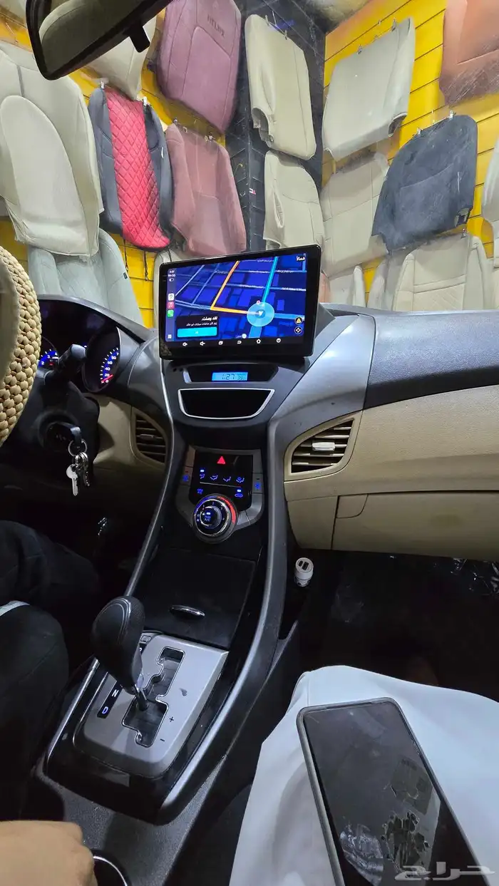 شاشة هيونداي النترا 2012 2015 شكل جديد 10 بوصة 0