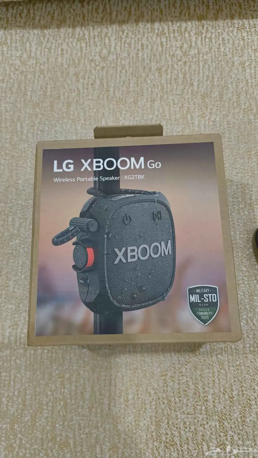 سماعة نضيفه جدا  LG XBOOM GO 3