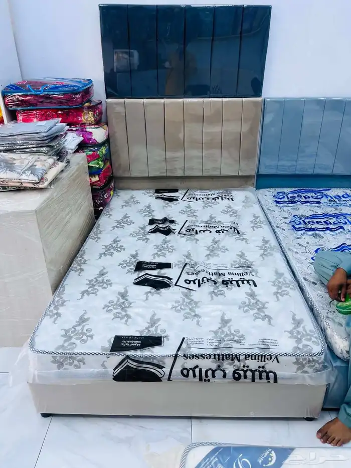 medium size bed frame and mattress available h 3