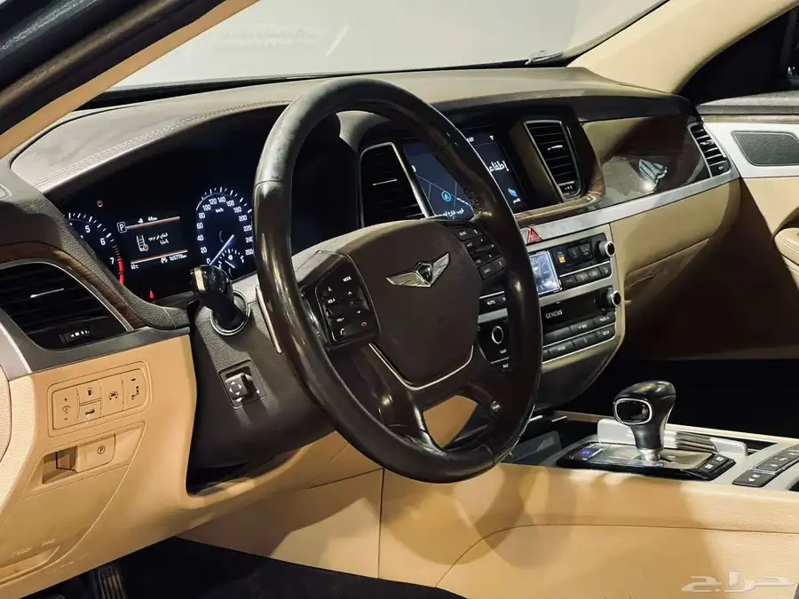 جنسس 2019 G80 V6 بحاله ممتازه ماشاء الله 10