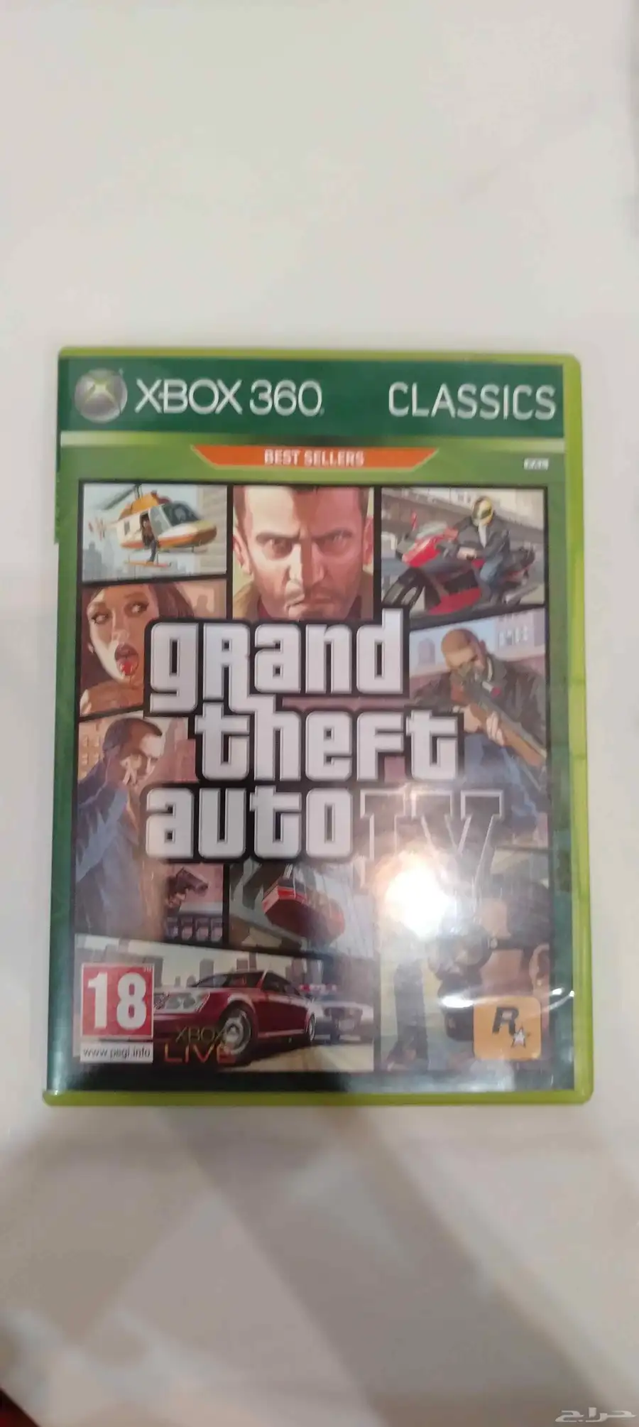 للبيع أو البدل   شريط GTA IV (قراند 4) Xbox 360 4