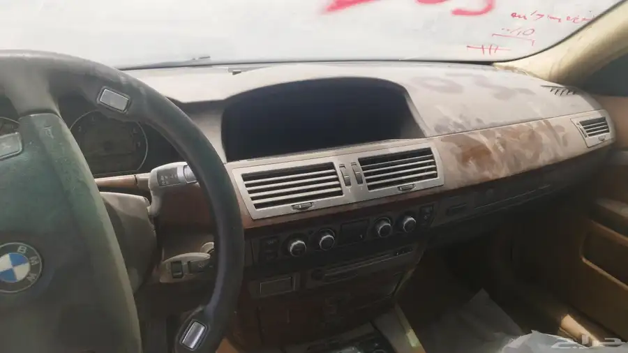 تشليح قطع غيار بي ام دبليو حجم 730 3