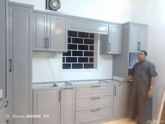 السلام عليكم ورحمه الله وبركاته دولاب مطبخ المنيوم تفصيل 1