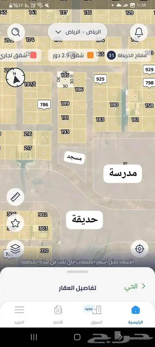 ارض منح شرق الرياض طريق رماح 1