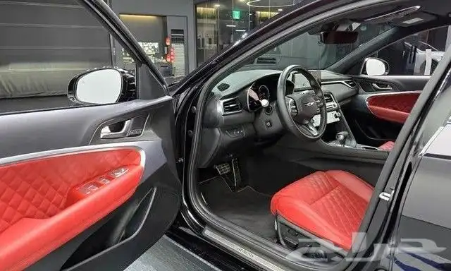 جينيسس G70 2024 داخليه مقاعد احمر دايموند - استيراد كوريا 6