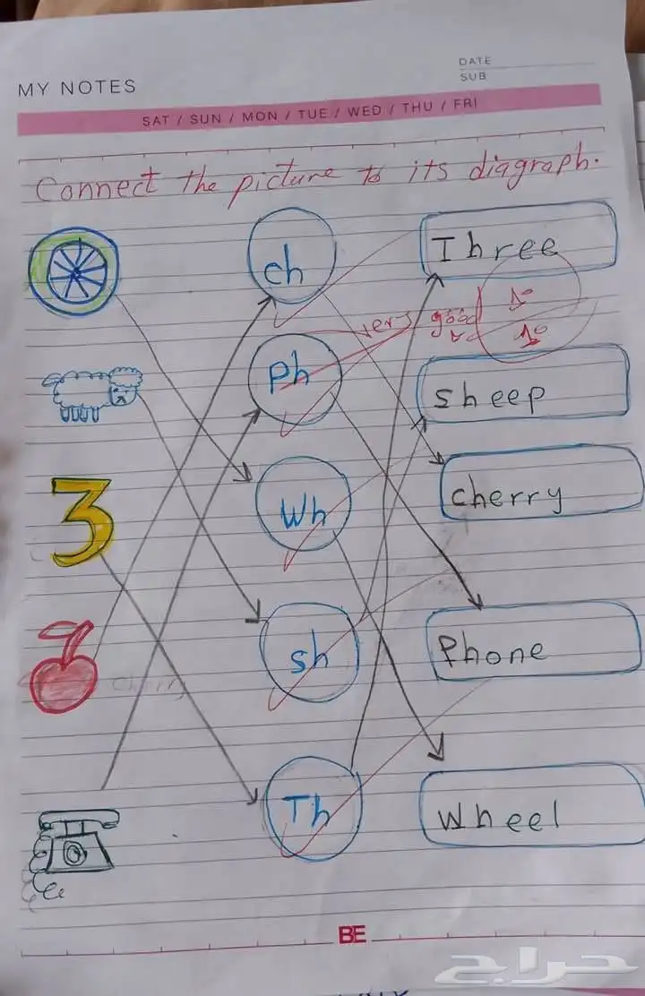 كورس اللغه الانجليزيه للاطفال تأسيس القراءه والكتابه 11