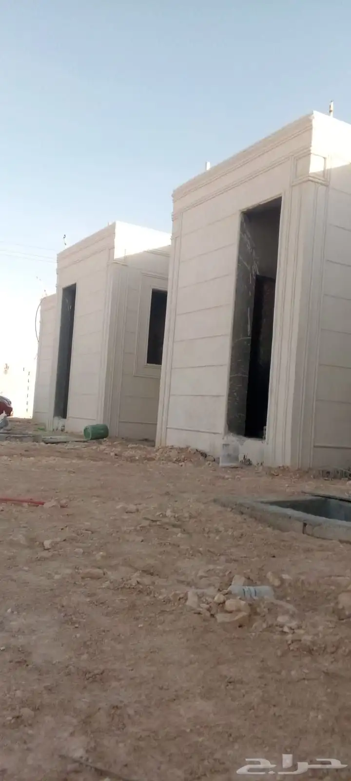 ديكورات خارجية اسمنتيه بديل الحجر 2