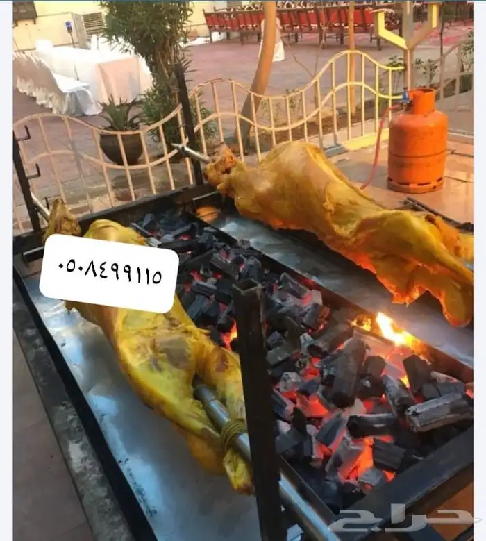 خروف مشوي على الجمر بالطريقة العثمانية 41