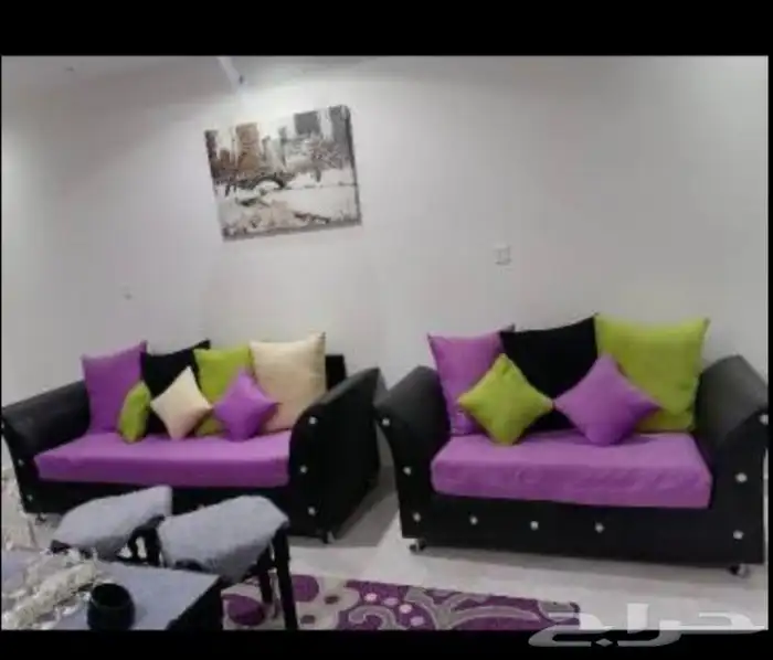 كنب للبيع كامل مع الفرشه نظيف 500 0