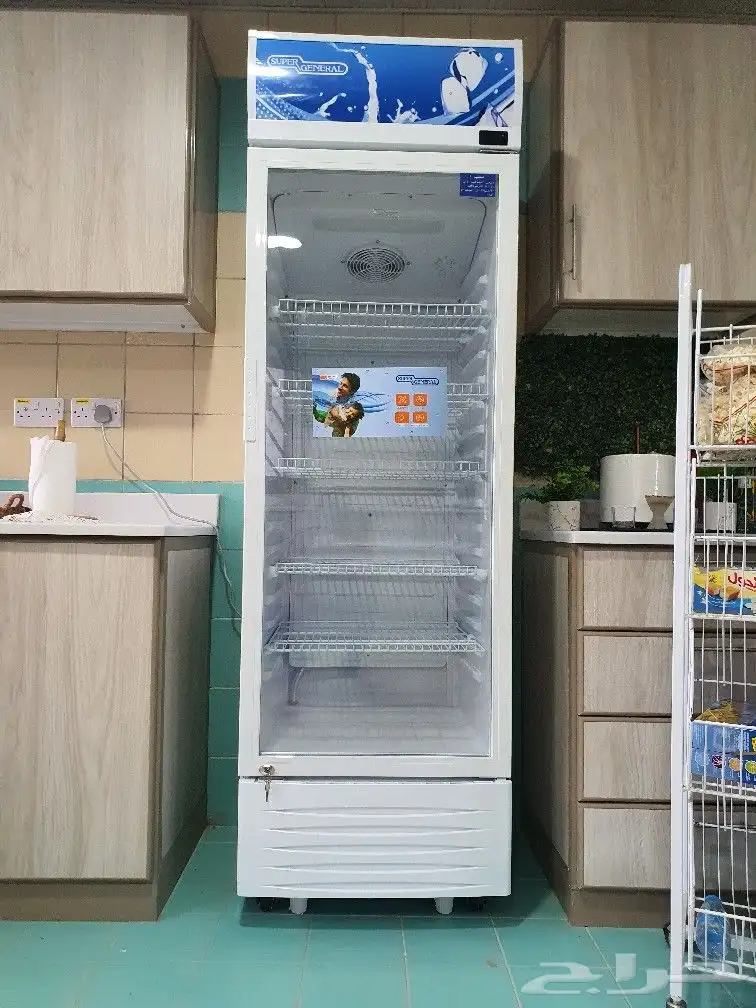 ثلاجات عرض زجاج ثلاجة سوبر جنرال 1