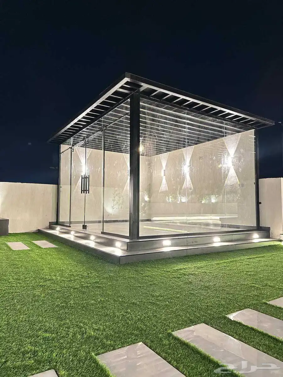 عمل غرف زجاج 3