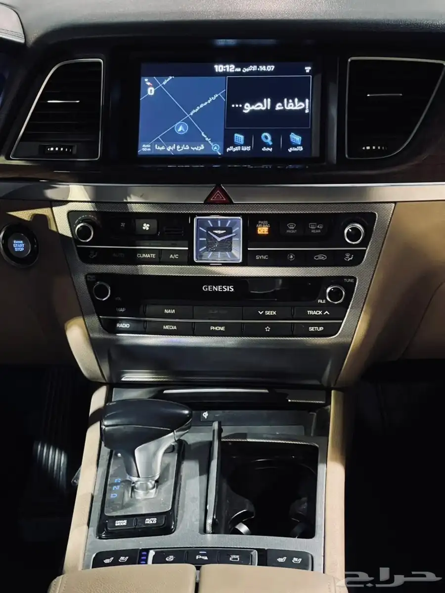 جنسس 2019 G80 V6 بحاله ممتازه ماشاء الله 9