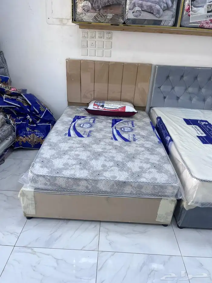 medium size bed frame and mattress available h 0