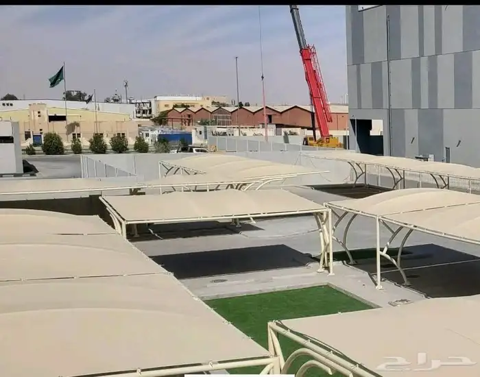 مظلات مواقف للسيارات وعمل غرف شينكو بلن 0