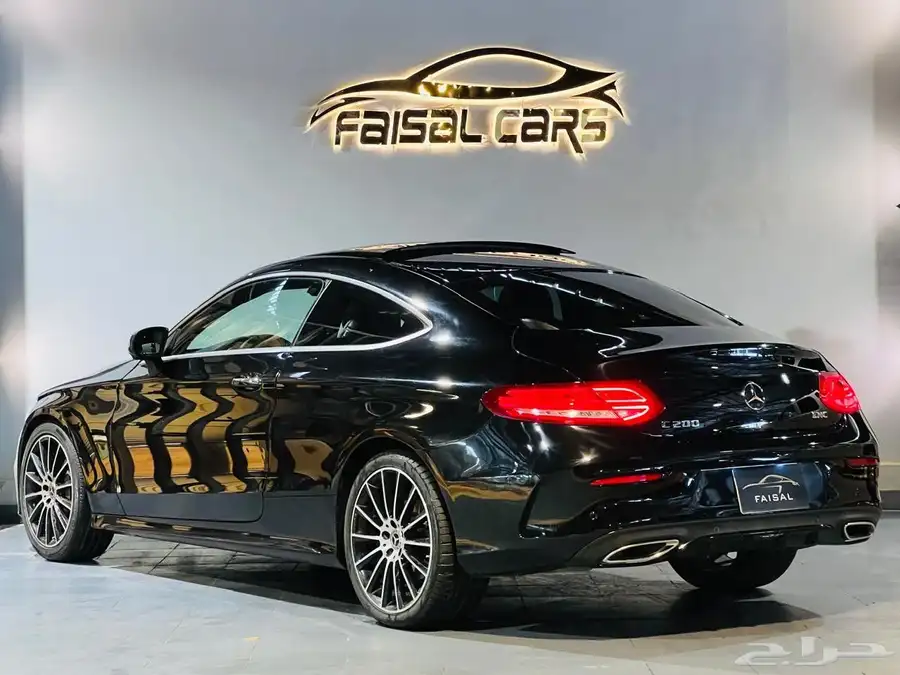 مرسيدس C200 كوبيه 2018 3 زرار بحاله ممتازه ماشاء الله 3
