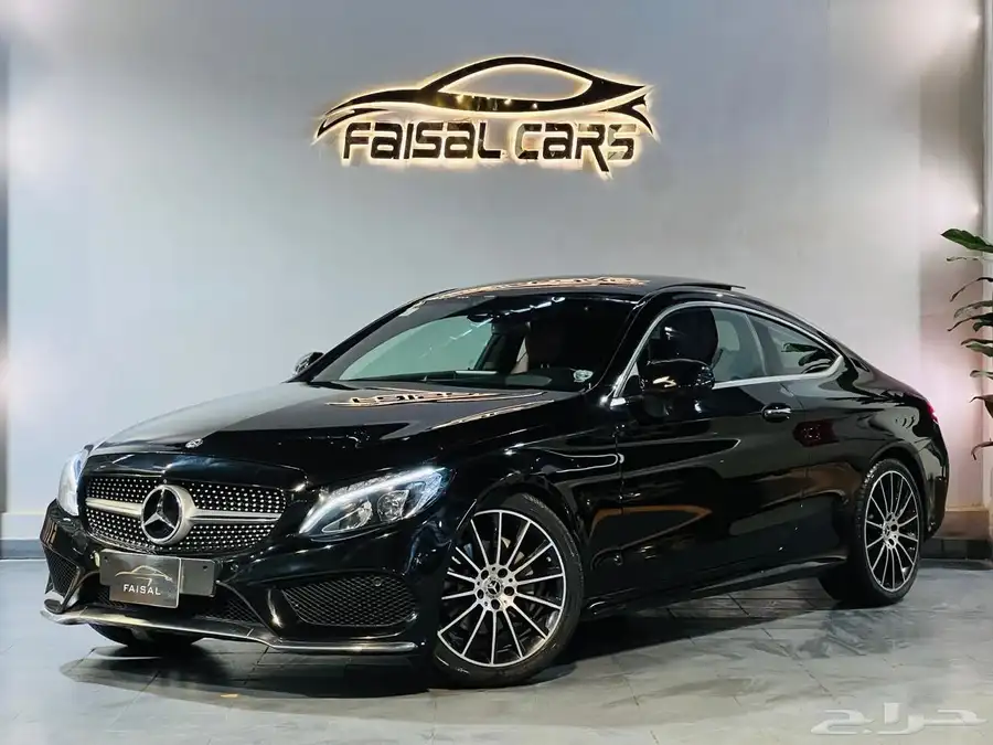 مرسيدس C200 كوبيه 2018 3 زرار بحاله ممتازه ماشاء الله 1
