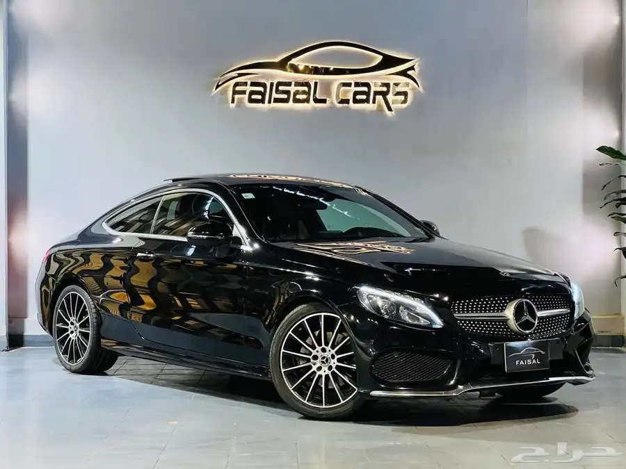 مرسيدس C200 كوبيه 2018 3 زرار بحاله ممتازه ماشاء الله 2