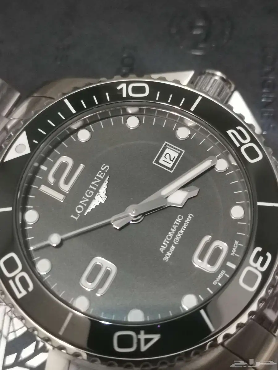 ساعة لونجين longines Hydroconquest أصلية وكيلها الحصيني index