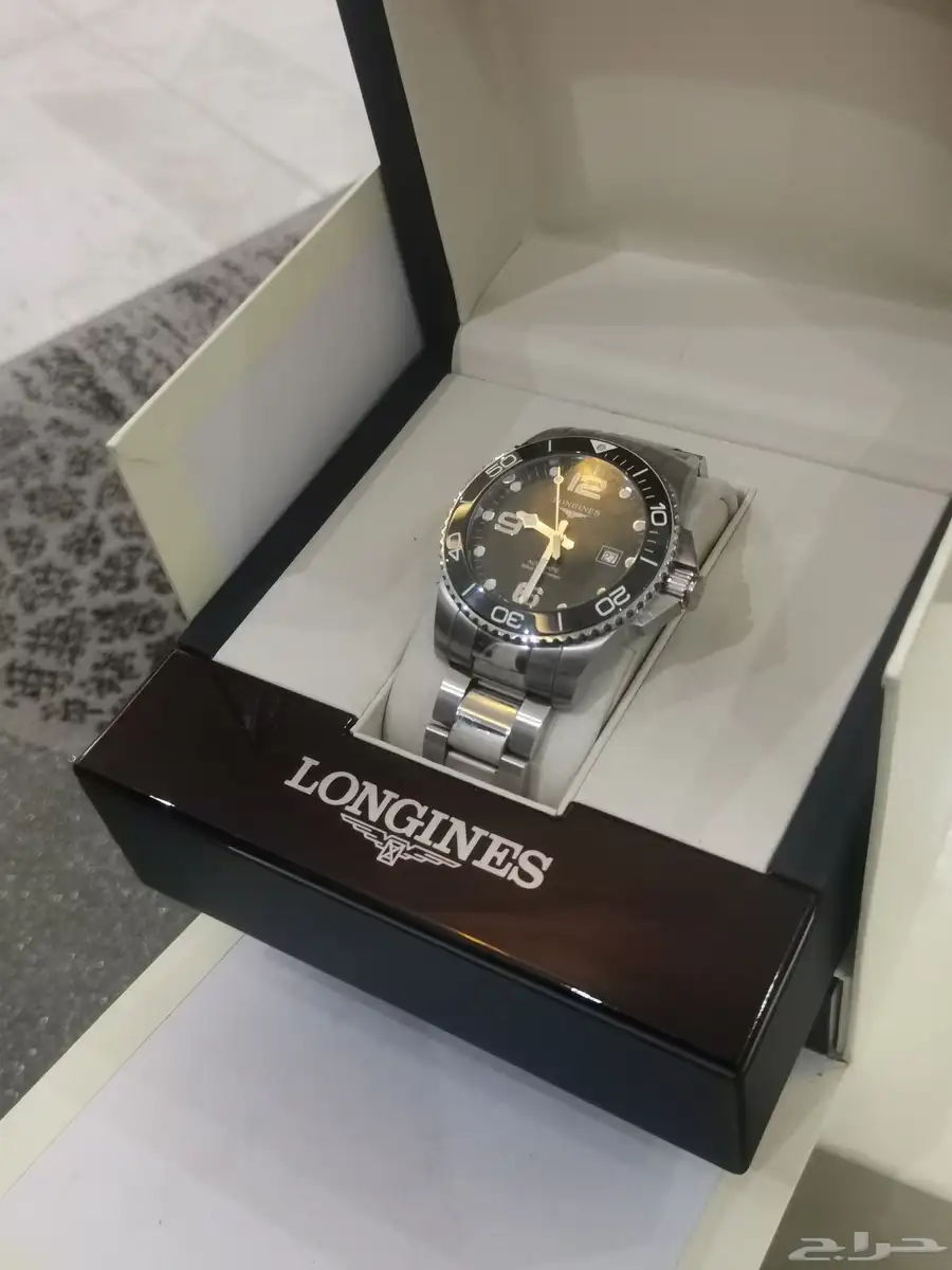 ساعة لونجين longines Hydroconquest أصلية وكيلها الحصيني index