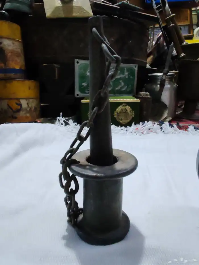3 قطع تراثية.. محماس.. مدق حديد.. ساعة خراشة ألمانية 1