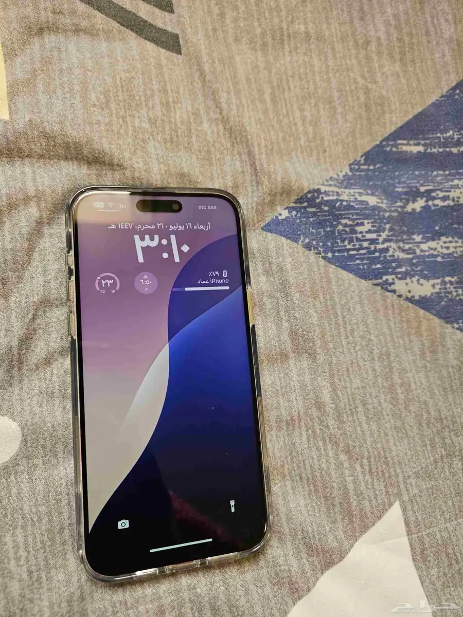 ايفون 15 بروماكس بطاريه 85.شبه جديد. مغير شاشه فقط 0