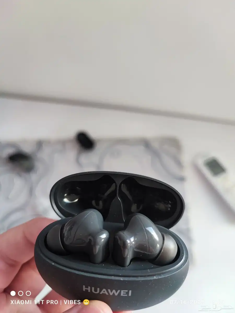 سماعة هواوي FreeBuds 5i - لون أسود (Black) 0