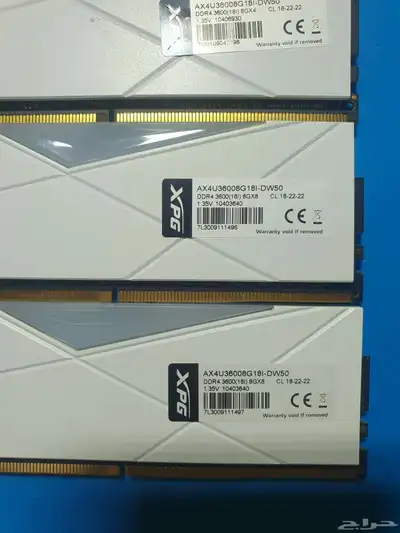للبيع رامات سرعة3600 DDR4 32G اربع حبات بسعر 250ريال 3