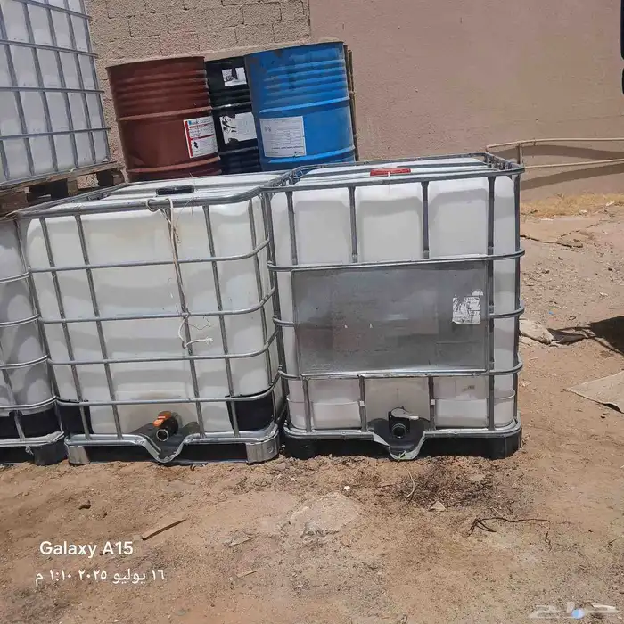خزانات الف لتر للبيع وبراميل نضيفه 0