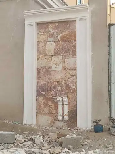 تلبيس حجر ترميم بيوت الطين أعمال تراث 5