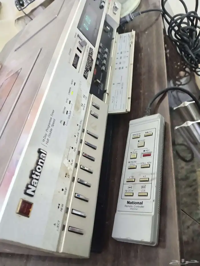 للبيع جهاز فيديو VHS ماركة National 4