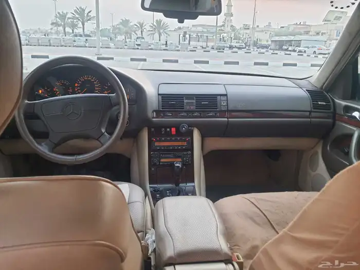 مرسيدس شبح جفالي بحاله ممتازة s320 1997 8