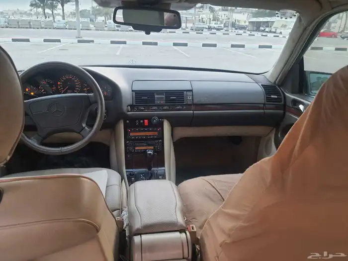 مرسيدس شبح جفالي بحاله ممتازة s320 1997 7