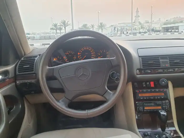 مرسيدس شبح جفالي بحاله ممتازة s320 1997 5