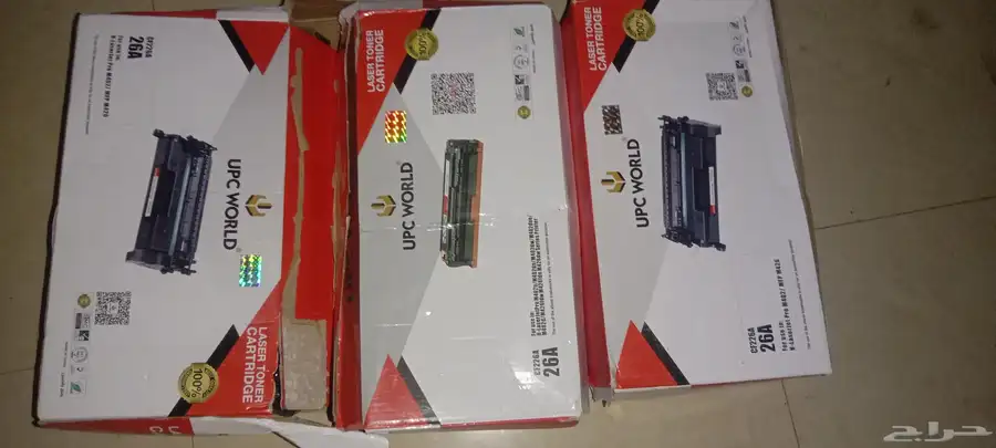 حبر طابعات ليزريه بكرتونها index