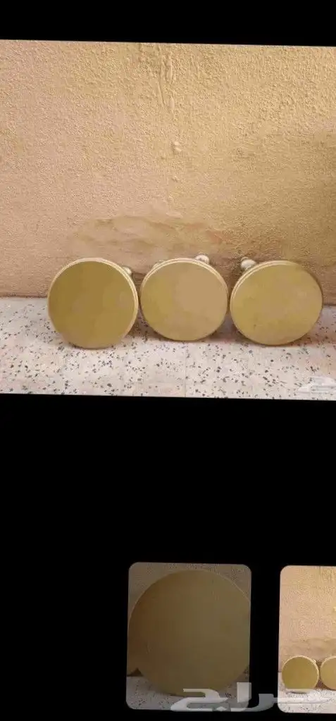 طاوله ذهبيه للبيع 50 مع 3 خدمه 0