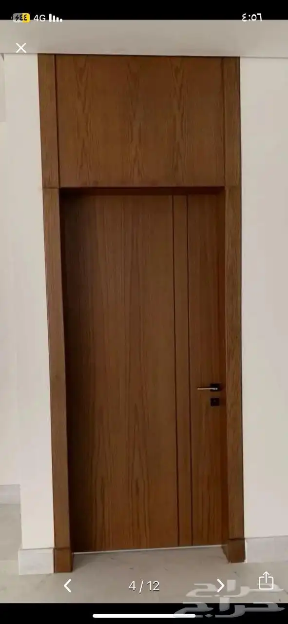 ابواب خشب جديد خشب سنديان جوز 2