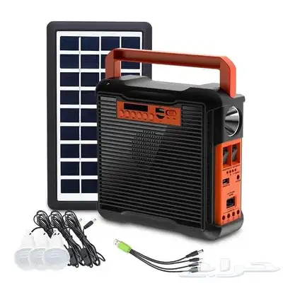 نظام الطاقة الشمسية عدة لوحة مولد شاحن نظام المنزل 3 LED 5