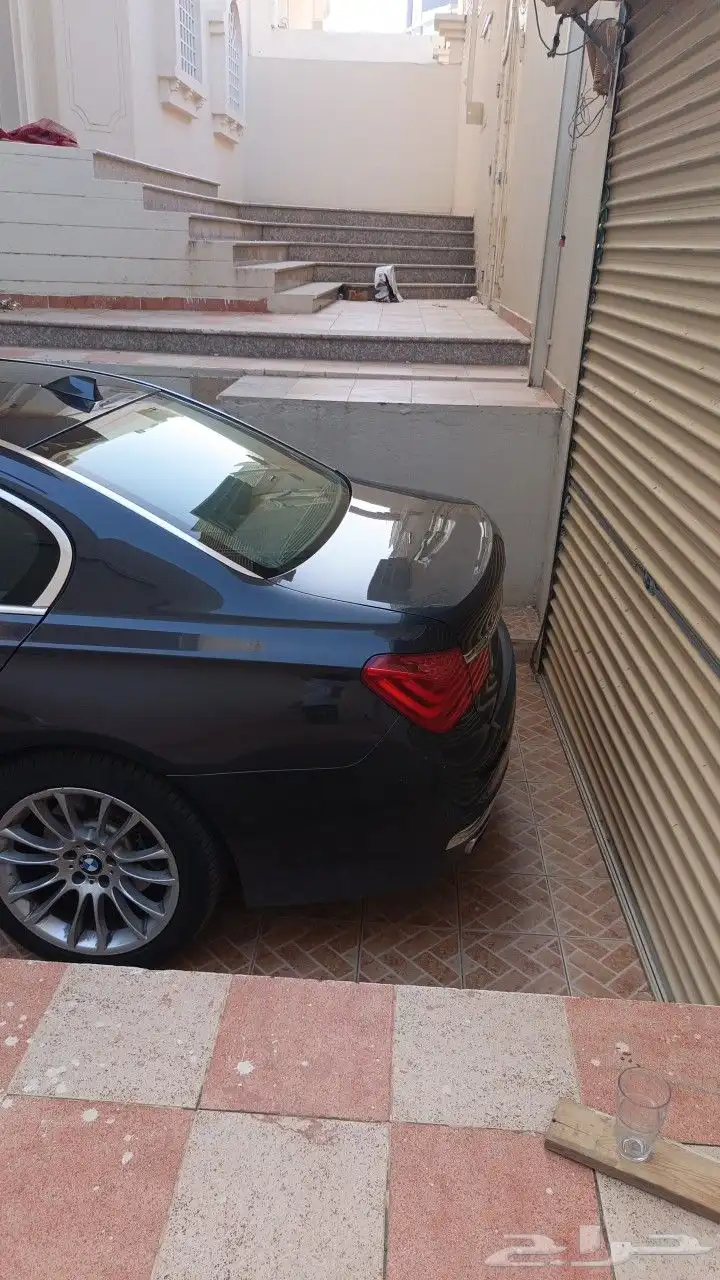 محوله2015 BMW2012 بدي شد بلد فل كامل 740 فتحه سقف شاشه وخ 1