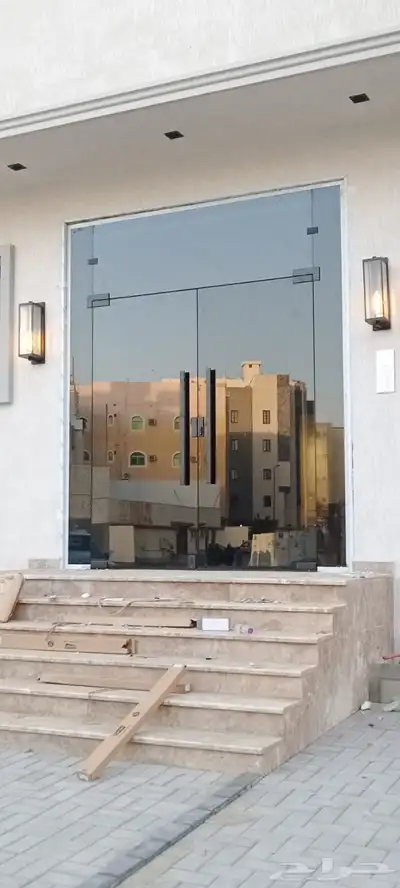 للزجاج السكريت والالمنيوم ابواب شبابيك شتر استركشر إ 1