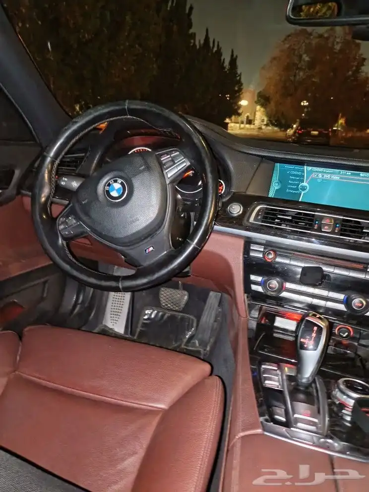 محوله2015 BMW2012 بدي شد بلد فل كامل 740 فتحه سقف شاشه وخ 6