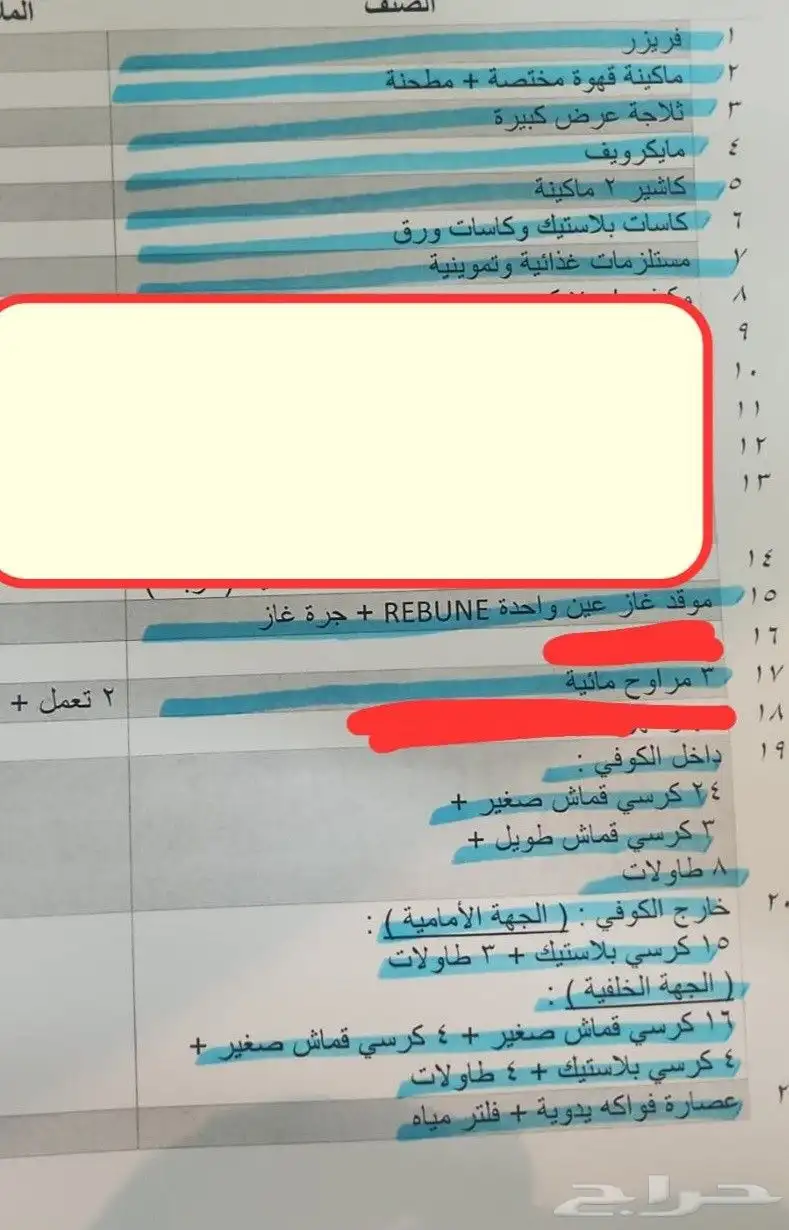 عدة كافيه كاملة للبيع 0