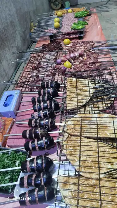 مشويات خارجية كباب أوصال عرايس أوصال شيش طاووق كباب دجاج 3
