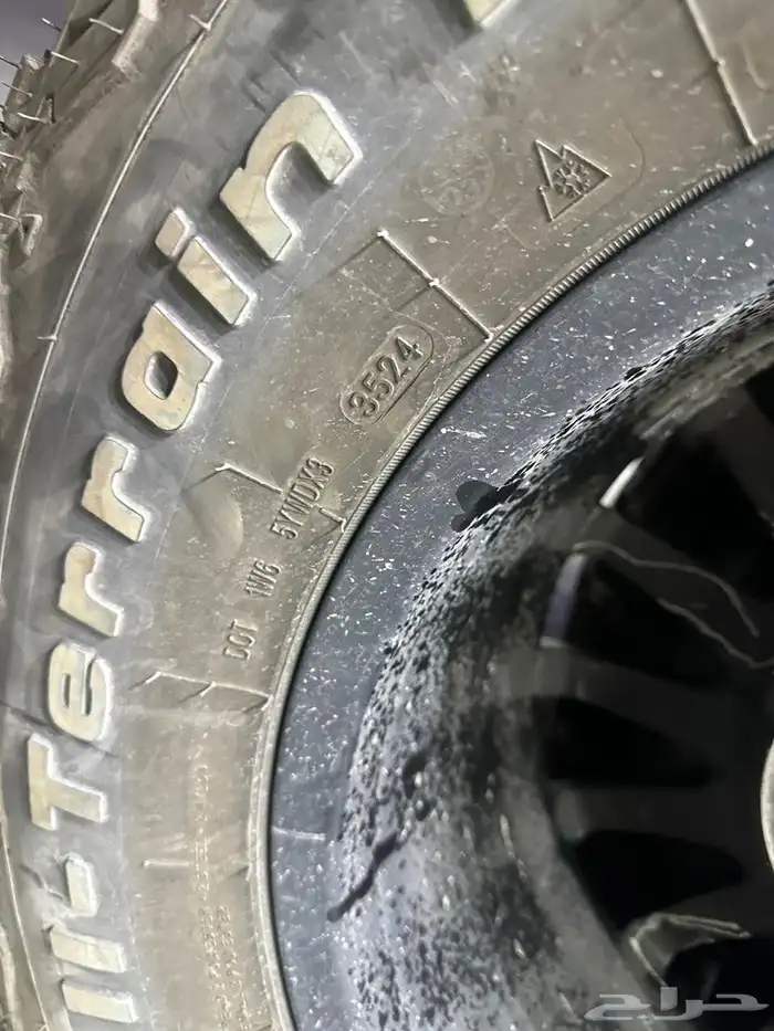 جنوط برايد 5مسمار معا كفرات نص حجري فيرتش مقاس275 70 17 6