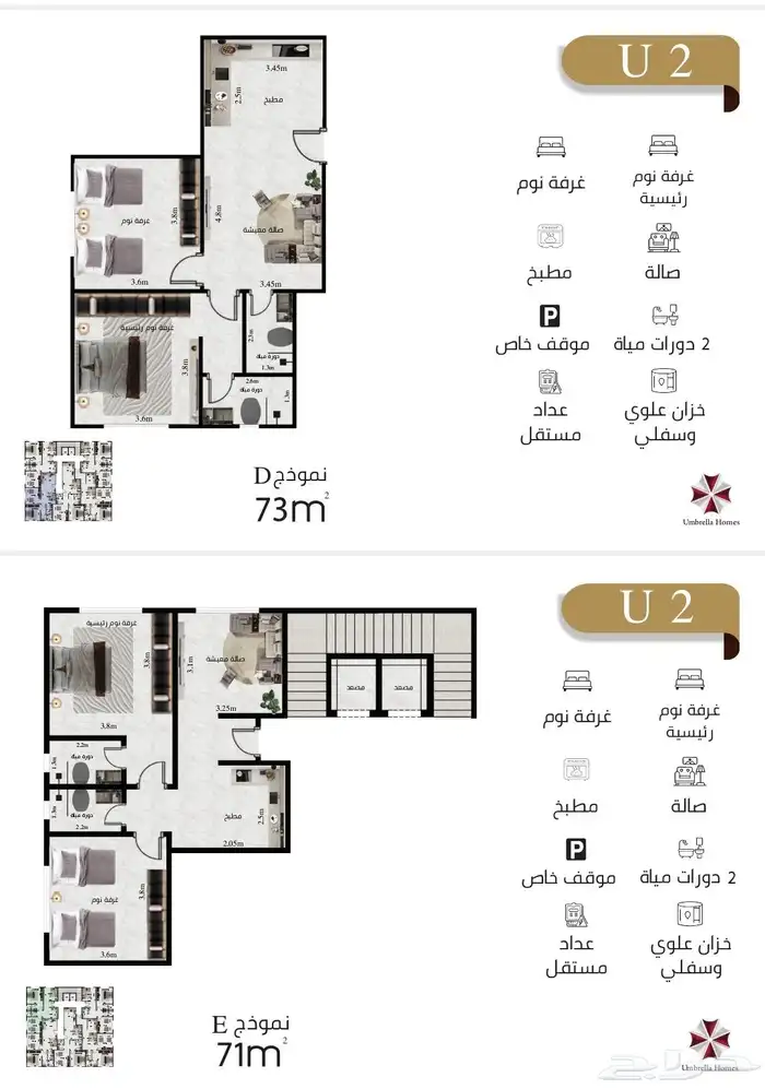 شقق تمليك استديو وغرفتين وثلاث درب الحرمين أسعار مميزه 4