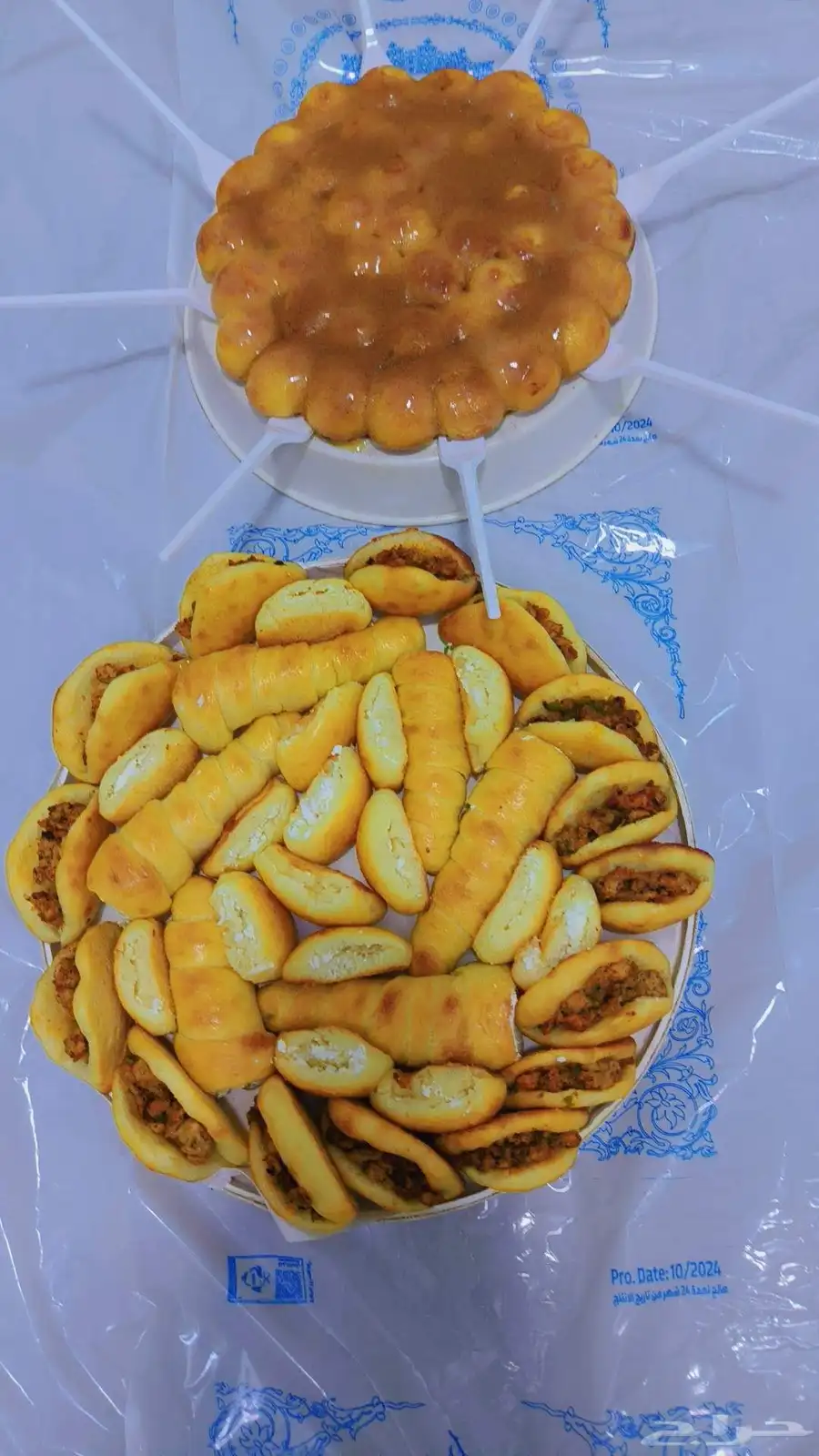 معجنات تمريه خليه ب جميع الحشوات وعلاء حسب الطلب ل طلب التو 0