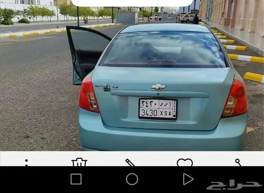 شيفروليه اوبترا موديل  2007 قير عادي بحاله ممتازه فحص منتهي 0